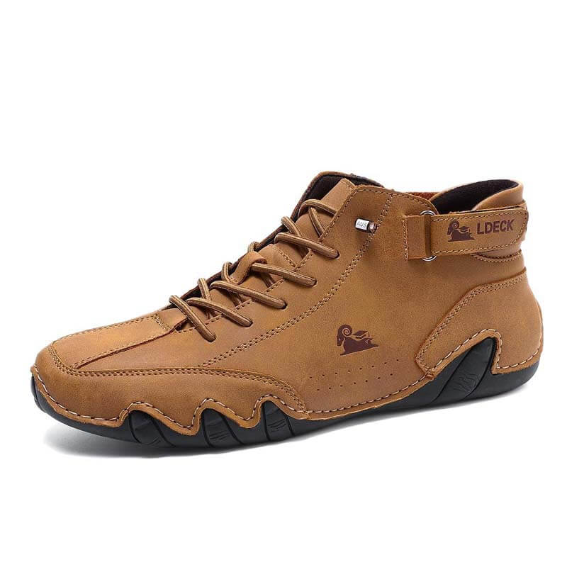 Men Women Velcro Suede High Boots Beck Shoes (Unisex) (BOGO) (Discount auto-applies with 2 pairs in the cart.)