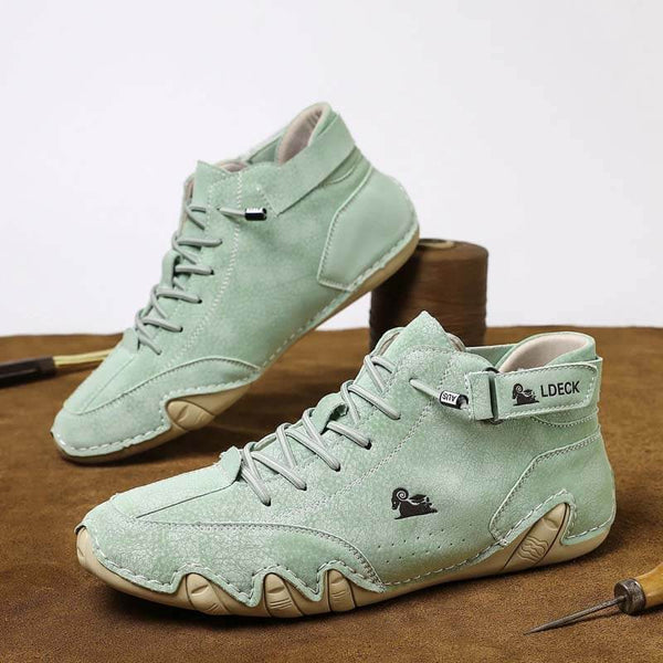 Hombres Mujeres Velcro Suede High Boots Beck Shoes (Unisex) (Copia)