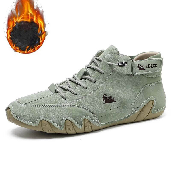 Hombres Mujeres Velcro Suede High Boots Beck Shoes (Unisex) (Copia)