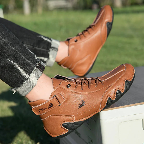 kaegreel handmade leather shoes boots 31425 yellow brown