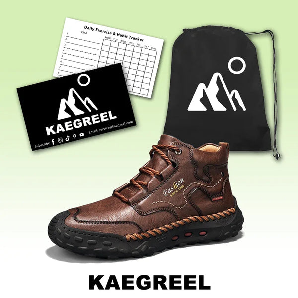 kaegreel handmade leather shoes boots 31563 dark brown