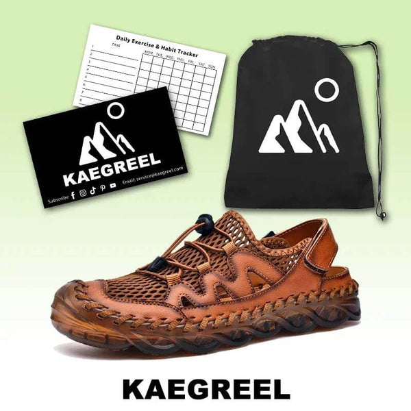 Hombres Sandalias de costura a mano Mole transpirable Soft Sole Zapatos casuales