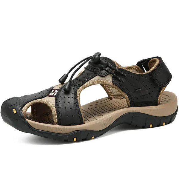 Sandalias de cuero de cuero Zapatos de senderismo
