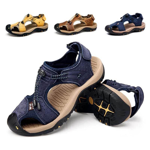 Sandalias de cuero de cuero Zapatos de senderismo
