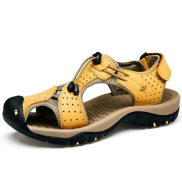 Sandalias de cuero de cuero Zapatos de senderismo