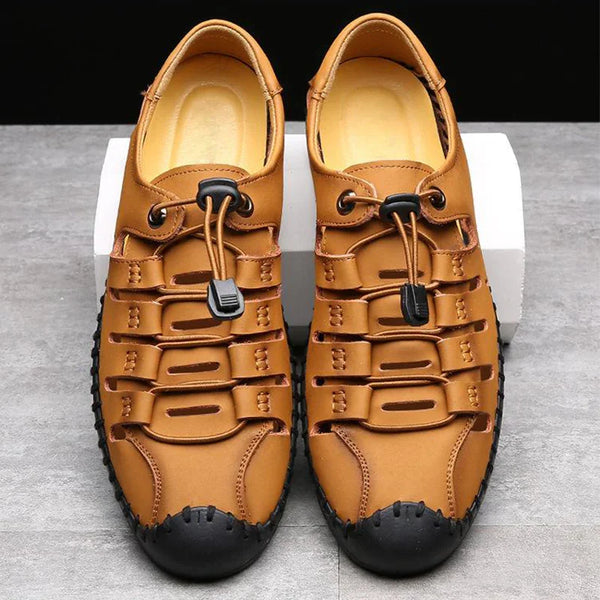 kaegreel handmade leather shoes sandals slippers 31349 brown