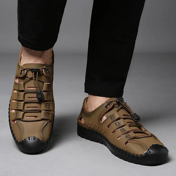 kaegreel handmade leather shoes sandals slippers 31349 khaki