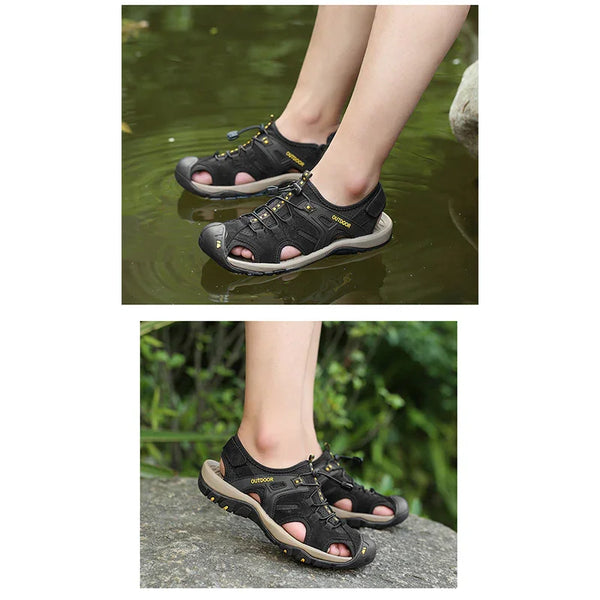 kaegreel handmade leather shoes sandals slippers 31407 black