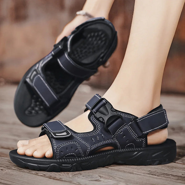 kaegreel handmade leather shoes sandals slippers 31564 blue