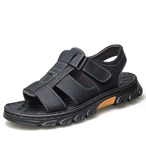 kaegreel handmade leather shoes sandals slippers 31565 black