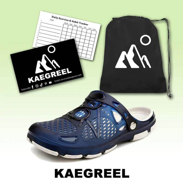 Kaegreel Men's Hollow Out Breathable Light Weight Beach Casual Sandals