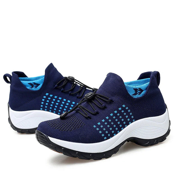 kaegreel knit shoes 31539 dark blue