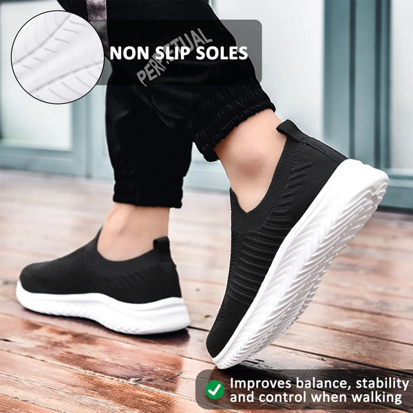 kaegreel knit shoes 31556 black and white