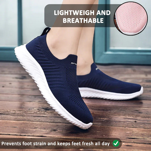 kaegreel knit shoes 31556 royal blue