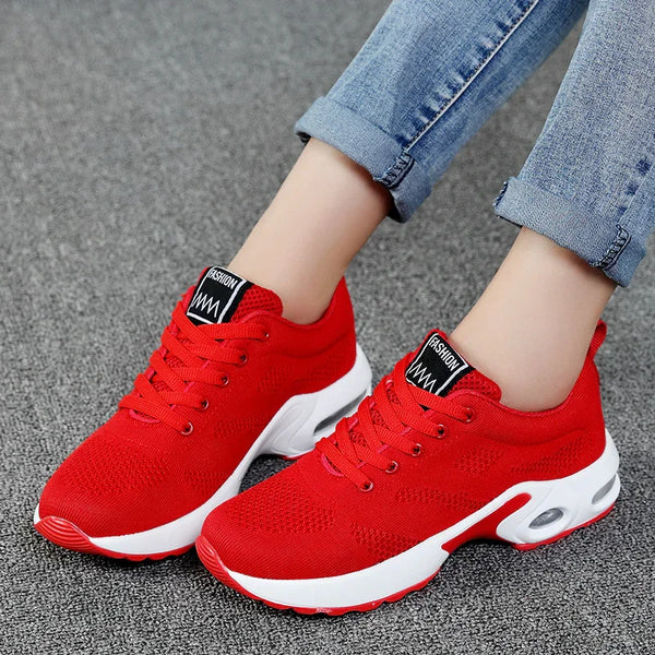 kaegreel knit shoes 31558 red