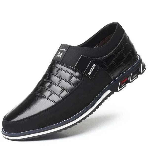 Cuero genuino de Cuero de Kaegreel Detalle Non Slip Sole Sole Sole Zapatos casuales