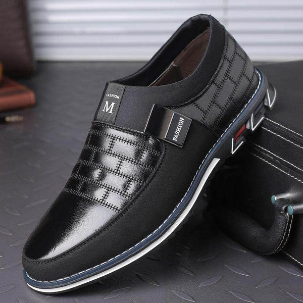 Cuero genuino de Cuero de Kaegreel Detalle Non Slip Sole Sole Sole Zapatos casuales