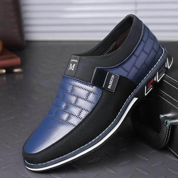 Cuero genuino de Cuero de Kaegreel Detalle Non Slip Sole Sole Sole Zapatos casuales