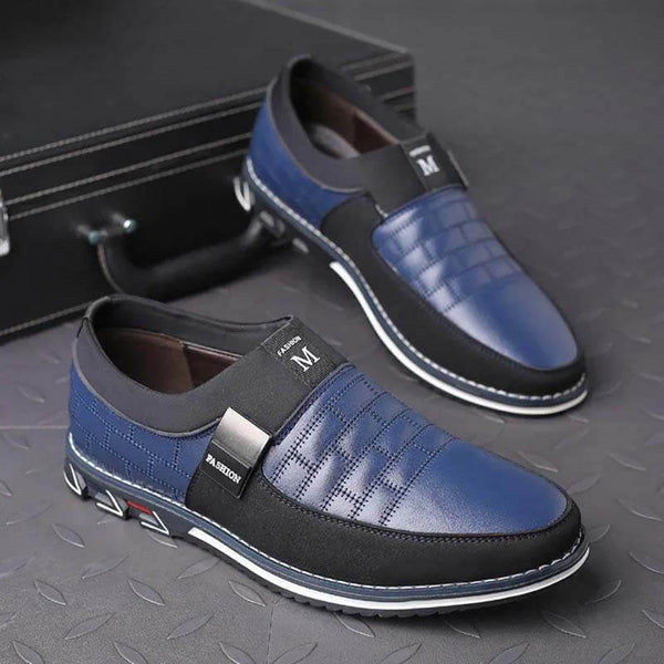 Cuero genuino de Cuero de Kaegreel Detalle Non Slip Sole Sole Sole Zapatos casuales