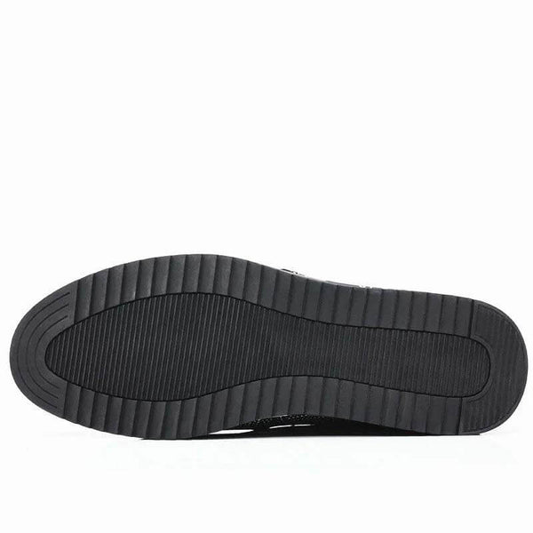 Kaegreel Men Special Leede Splace Lace Up Soft Business Casual Zapatos
