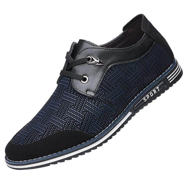 Kaegreel Men Special Leede Splace Lace Up Soft Business Casual Zapatos