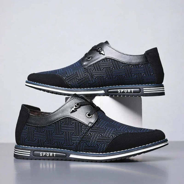 Kaegreel Men Special Leede Splace Lace Up Soft Business Casual Zapatos