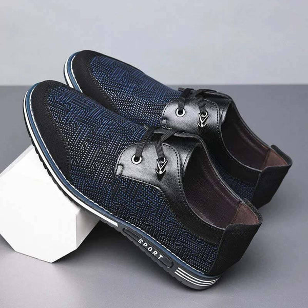Kaegreel Men Special Leede Splace Lace Up Soft Business Casual Zapatos