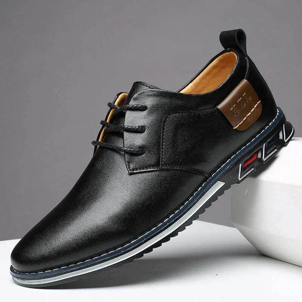 Zapatos casuales para hombres de color puro de color microfibra zapatos de conducción de ocio sin deslizamiento