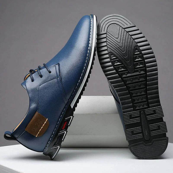 Zapatos casuales para hombres de color puro de color microfibra zapatos de conducción de ocio sin deslizamiento