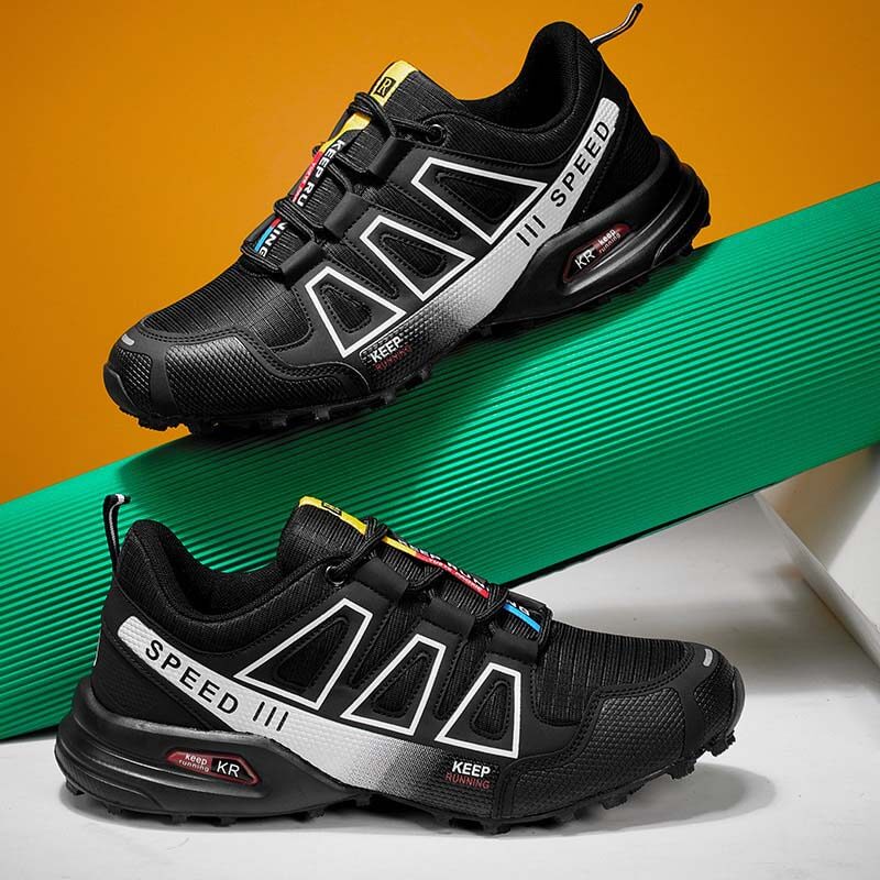 2025 春季新款登山鞋户外鞋男超轻便透气减震越野徒步鞋骑行鞋男子