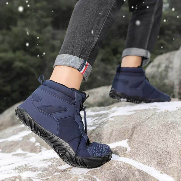 Zapatos de senderos para hombres de invierno para hombres zapatos de senderos para correr calientes zapatillas de nieve con unisex para al aire libre botas de invierno sin deslizamiento