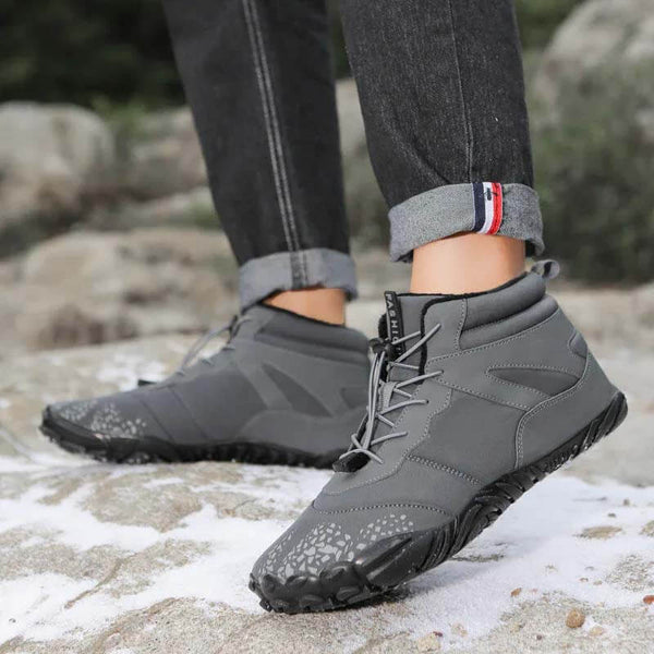 Zapatos de senderos para hombres de invierno para hombres zapatos de senderos para correr calientes zapatillas de nieve con unisex para al aire libre botas de invierno sin deslizamiento
