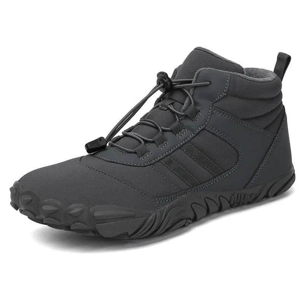 Zapatos descalzos para mujeres zapatillas de senderos impermeables de invierno calientes zapatos de invierno de invierno botas de nieve unisex al aire libre botas de invierno sin deslizamiento