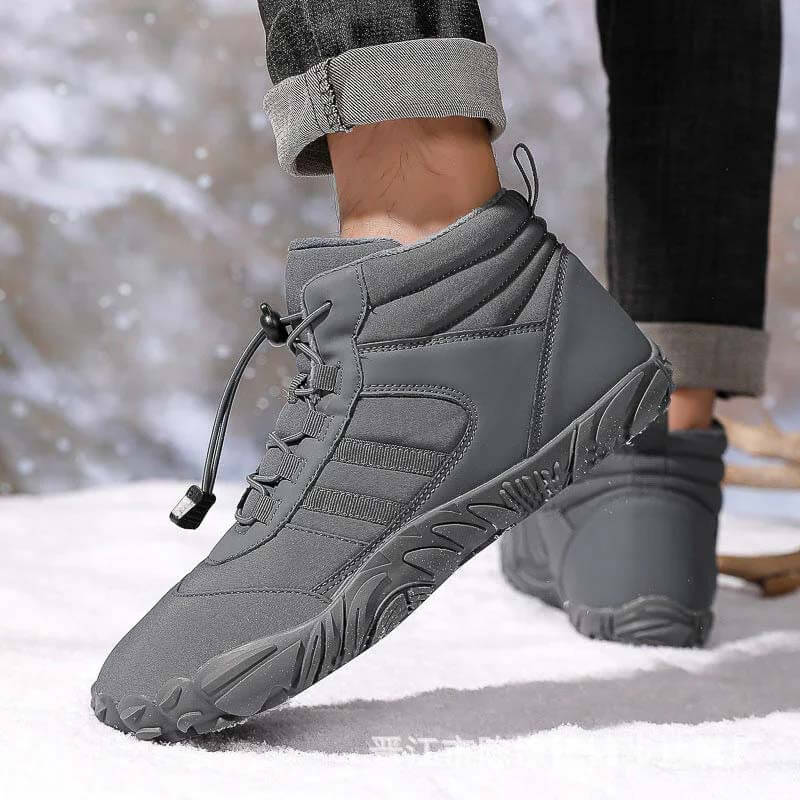Men's Women's Barefoot Shoes Waterproof Trail Running Shoes Warm Lined Outdoor Snow Boots Non-Slip Winter Boots (Unisex)