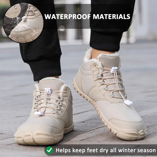 kaegreel winter barefoot shoes snow boots 31489 beige