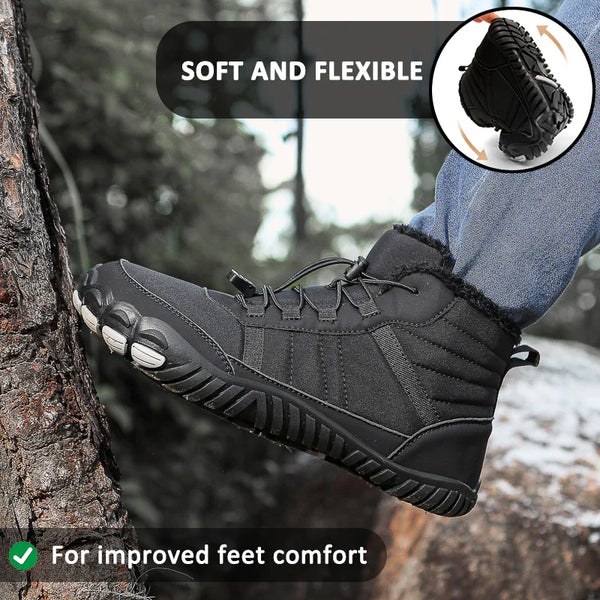 kaegreel winter barefoot shoes snow boots 31491 black