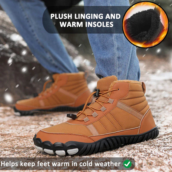 kaegreel winter barefoot shoes snow boots 31491 brown
