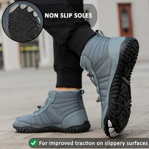 kaegreel winter barefoot shoes snow boots 31491 grey