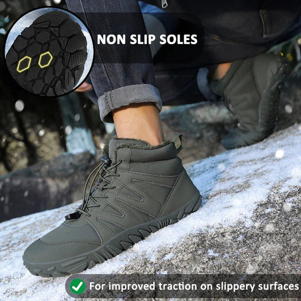 kaegreel winter barefoot shoes snow boots 31492 army green