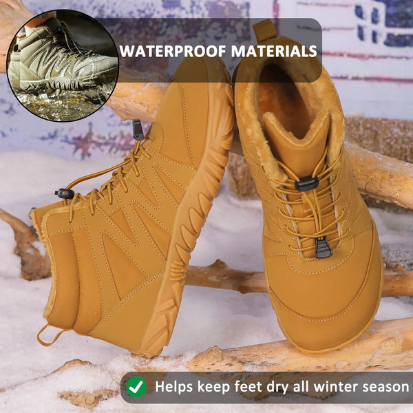 kaegreel winter barefoot shoes snow boots 31492 yellow