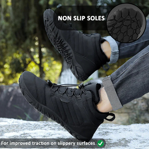 kaegreel winter barefoot shoes snow boots 31493 black