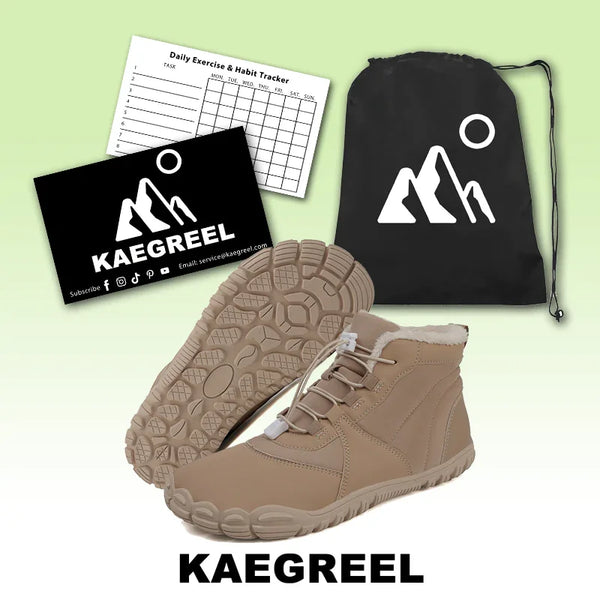 kaegreel winter barefoot shoes snow boots 31495 khaki
