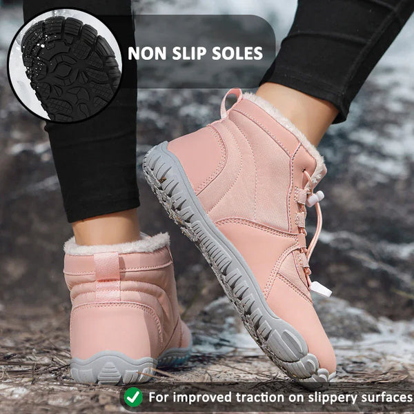 kaegreel winter barefoot shoes snow boots 31495 pink