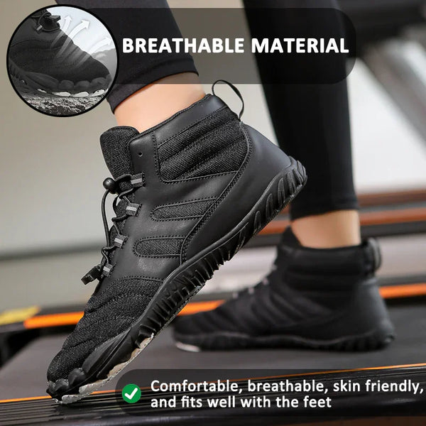 kaegreel winter barefoot shoes snow boots 31510 black
