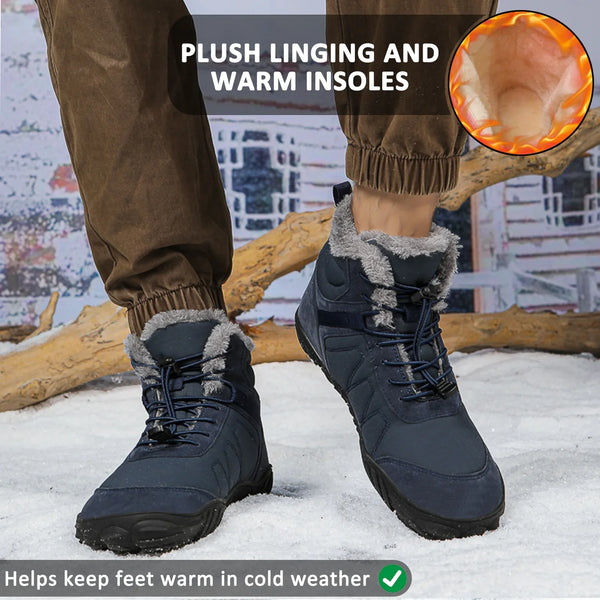 kaegreel winter barefoot shoes snow boots 31511 dark blue