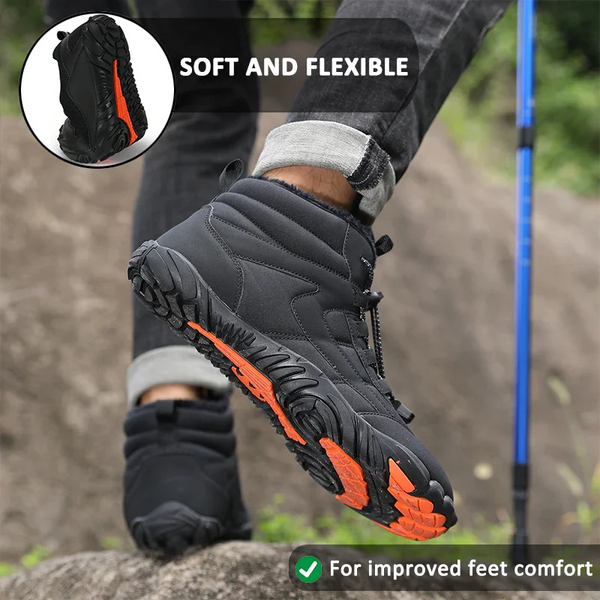 kaegreel winter barefoot shoes snow boots 31512 black