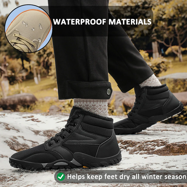kaegreel winter barefoot shoes snow boots 31513 black
