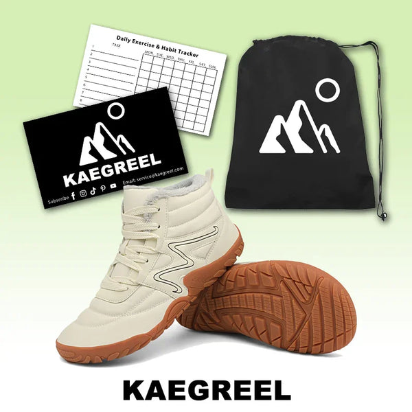 kaegreel winter barefoot shoes snow boots 31514 white