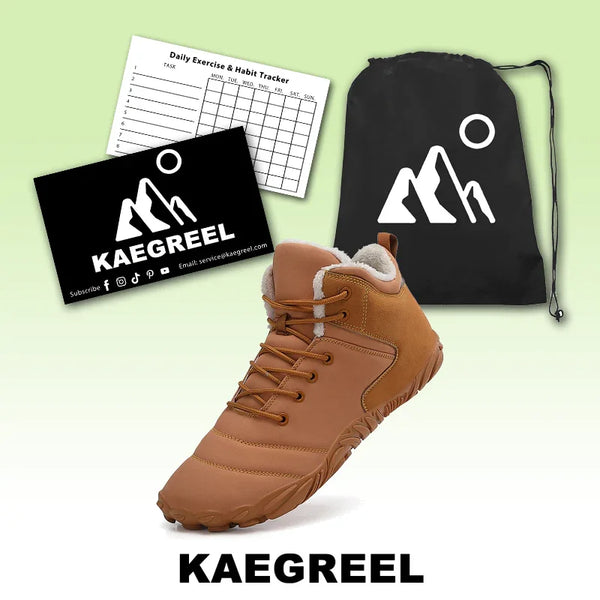 kaegreel winter barefoot shoes snow boots 31516 brown