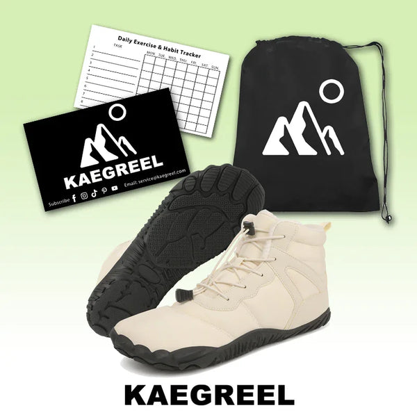 kaegreel winter barefoot shoes snow boots 31517 beige